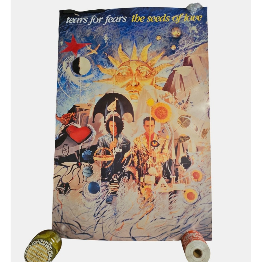 Tears For Fears The Seeds Of Love 24x36 Promo Album Poster 1989 PolyGram Records